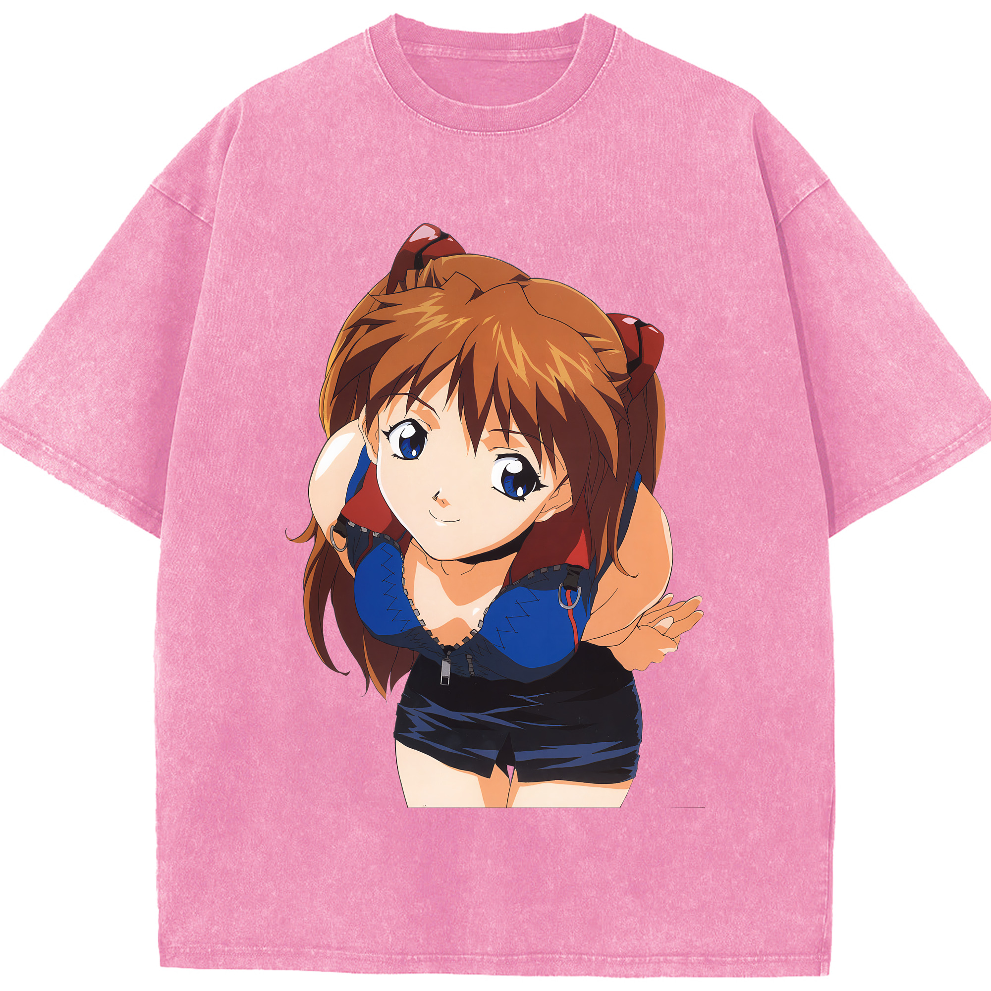 （画像用） EVA 新世紀エヴァンゲリオン 綿100% ヴィンテージ風 半袖Tシャツ（フロントプリント）